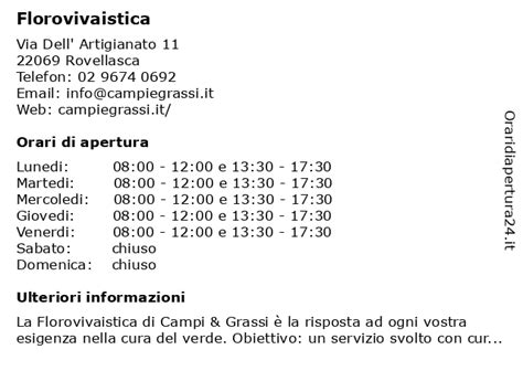 »Prada & Monti a Rovellasca (CO): Orari Apertura e Mappa